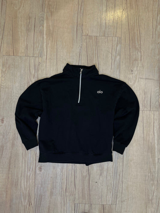 Alo Quarter Zip - Black